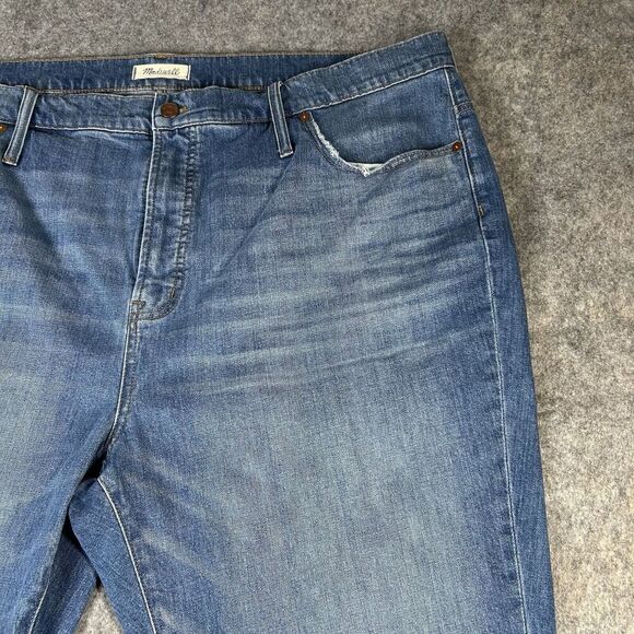 Madewell Jeans Womens 37 The Perfect Vintage Crop Jean Medium Wash Denim - Picture 2 of 11